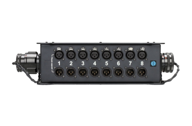 Stagebox audio profesional Klotz TrussLink 8x XLR 3p F||M - 2x RMP 25p F/M8-channel - single ground